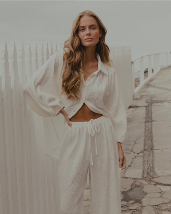 Lydia Pant - White