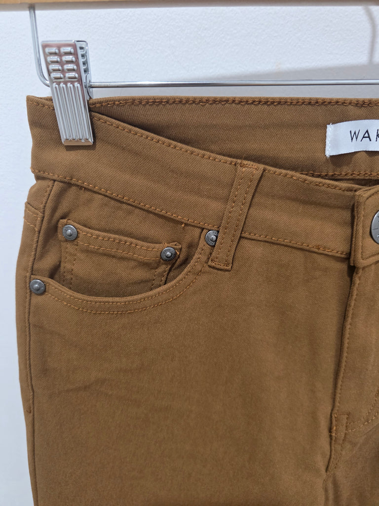 Coffee Skinny Leg Jeans