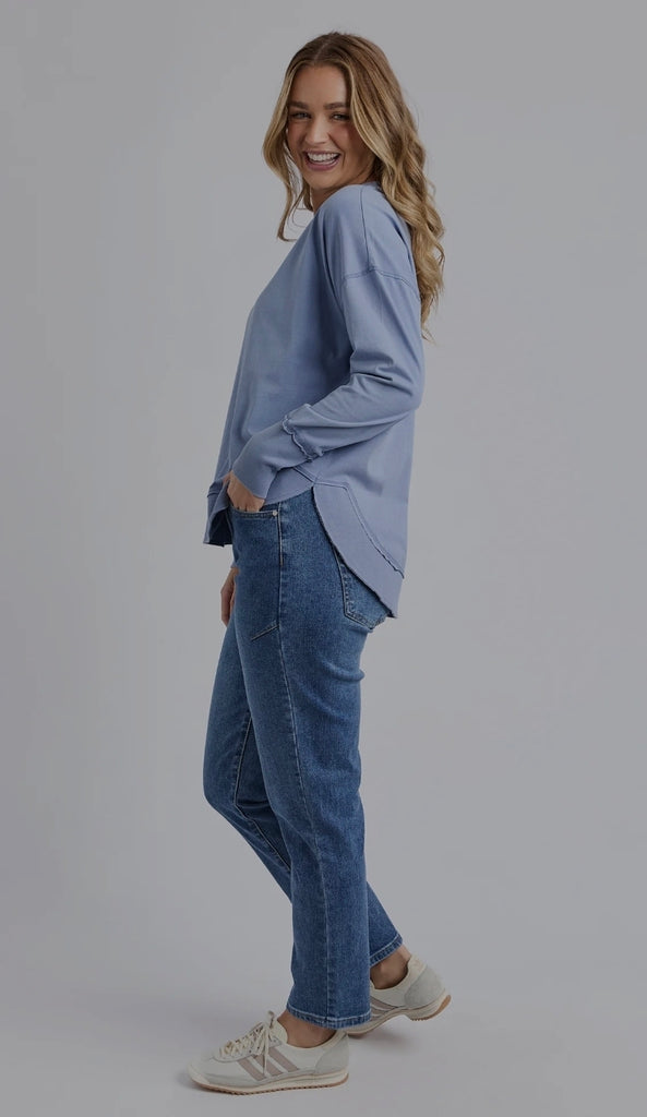 Farrah Long Sleeve (Country Blue)