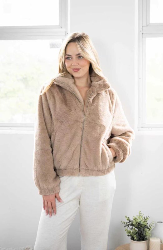 Teddy Zip up Jacket