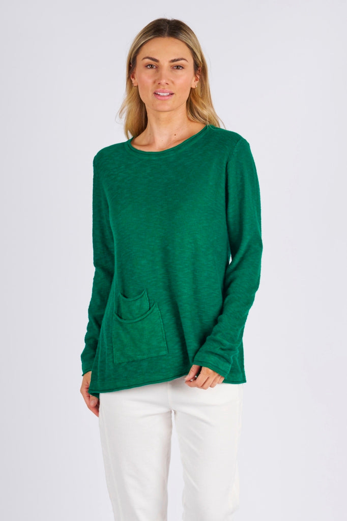 Paloma Knit Top (Emerald)