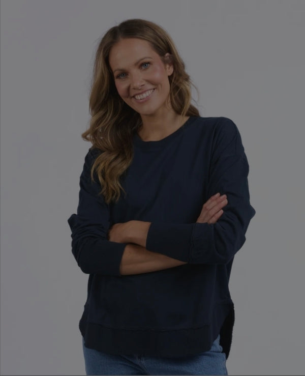 Farrah Long Sleeve (Dark Sapphire)