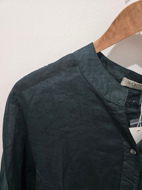 Aurora Blouse - Slate Green