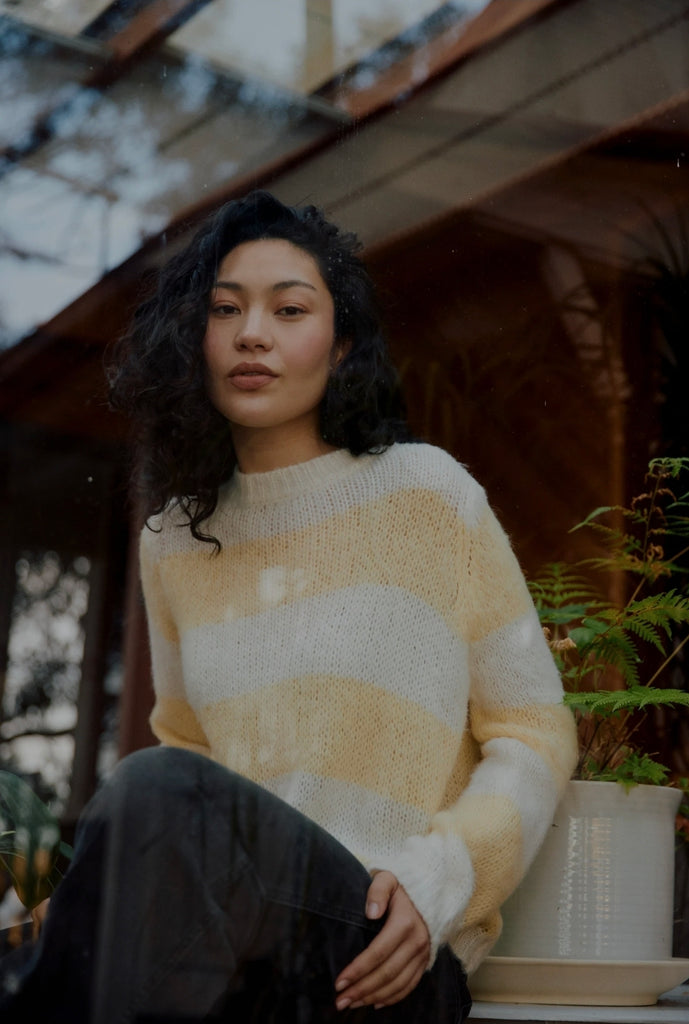 Pallas Jumper (Butter Stripe)