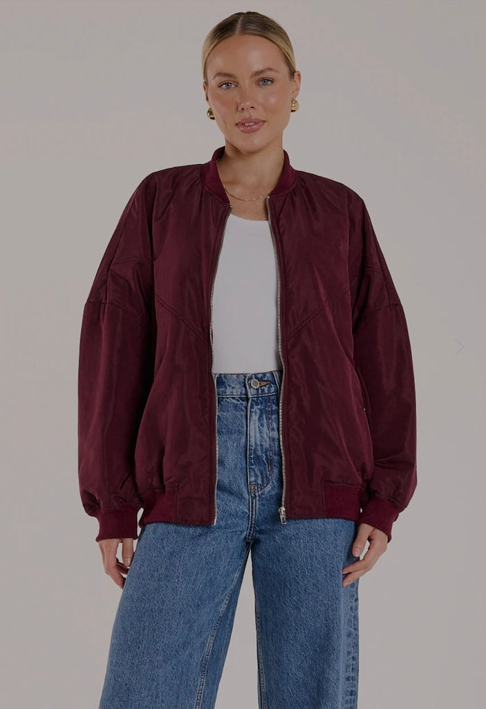 Devon Bomber (Maroon)