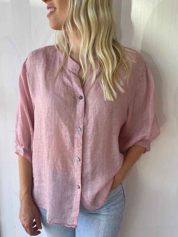 Aurora Blouse - Blush