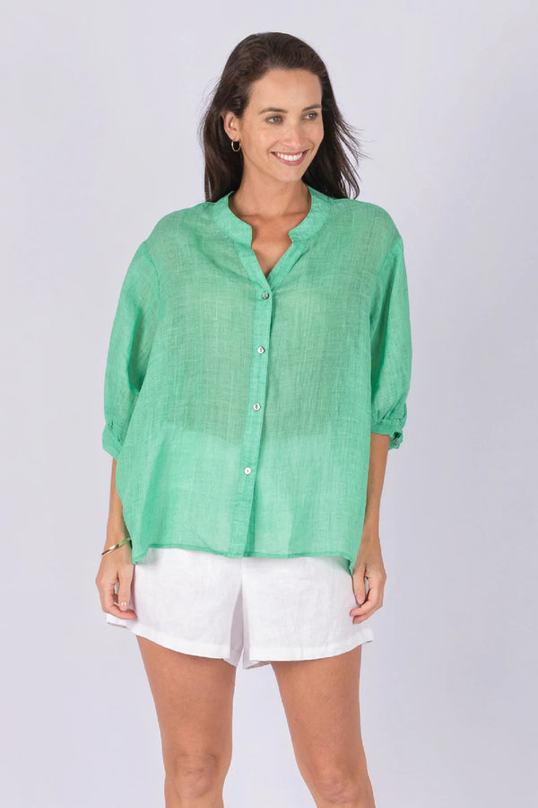 Aurora Blouse - Spring Green