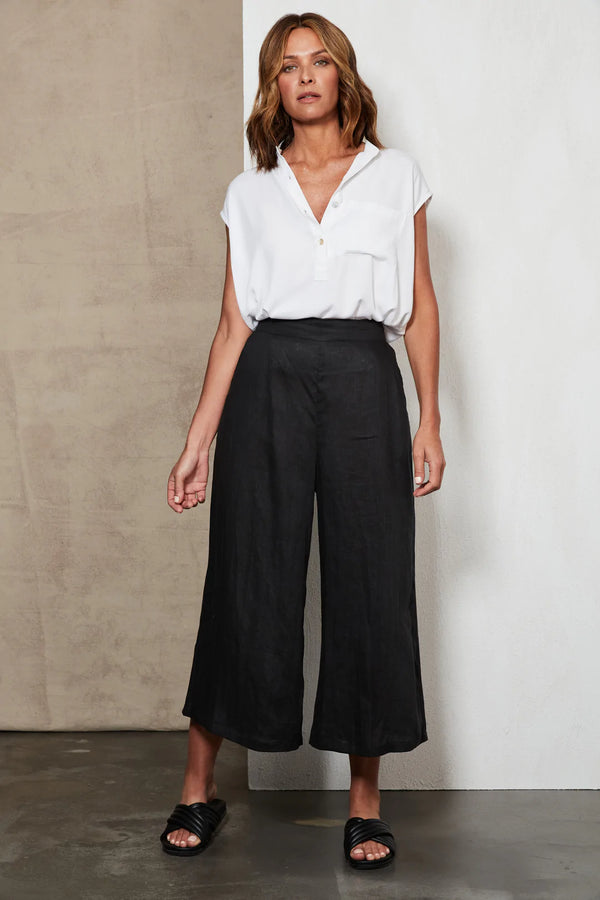 Studio Crop Pant - Ebony