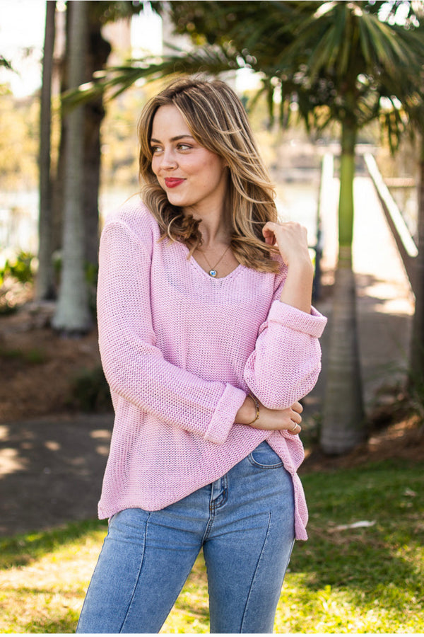 Lucy Knit - Baby Pink