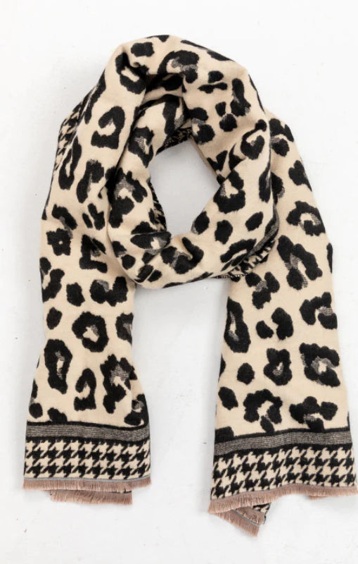 Durban Scarf - Black + White