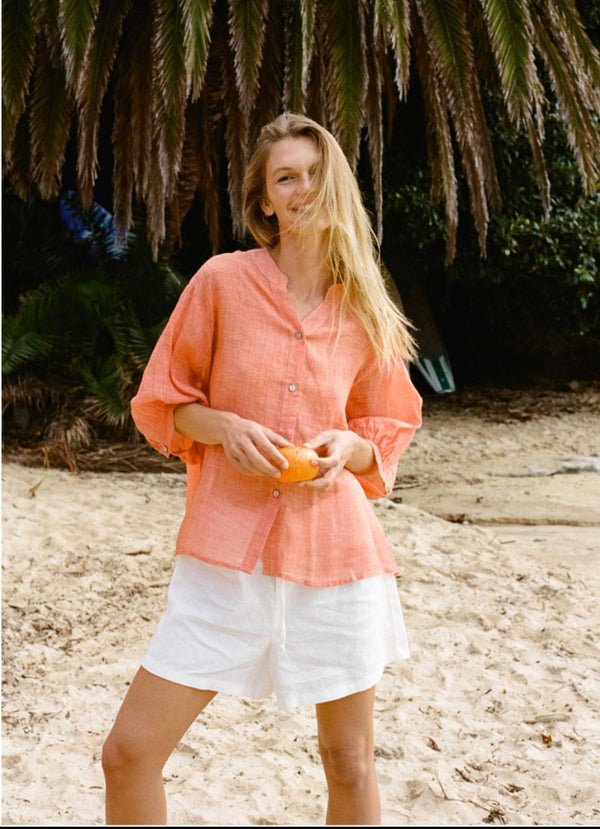 Aurora Blouse - Corn Flour